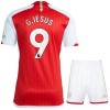 Maillot de Supporter Arsenal 2023-24 G. Jesus 9 Domicile Pour Enfant